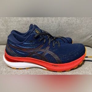 Asics Navy and Crimson Athletic Sneakers